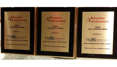 Awarded Outstanding 2013 Top Sales from Princeton Instruments