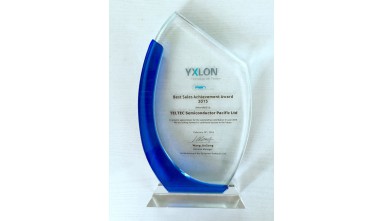 Awarded 2015 Best Sales Achievement from Yxlon
