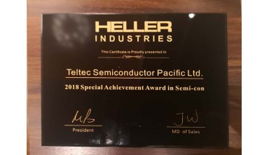 Awarded 2018 Special Achievement Award in Semi-con from Heller